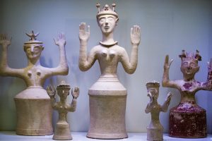 Crete Heraklion Archaeological Museum Minoan Goddesses