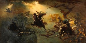 "Wilde Jagd" ("The Wild Hunt") by Johann Wilhelm Cordes