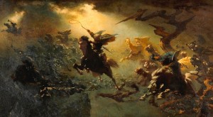 "Wilde Jagd" ("The Wild Hunt") by Johann Wilhelm Cordes