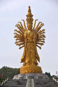 Guishan Guanyin of the Thousand Hands and Eyes in Changsha, China.