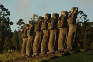 Moai at Ahu Akivi, Easter Island.  24650256171_e797ddc834_o